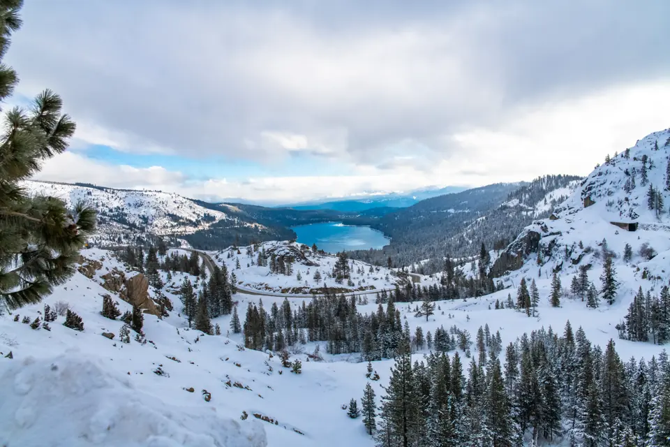 I-80 over Donner Summit / Sierra highway
