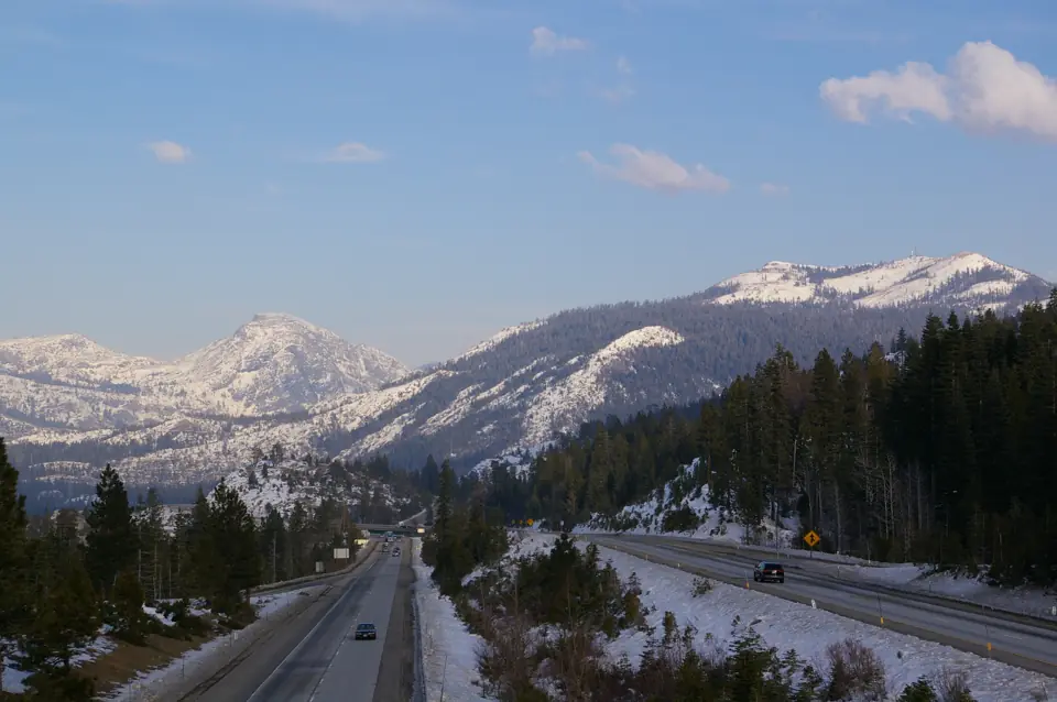 I-80 over Donner Summit / Sierra highway