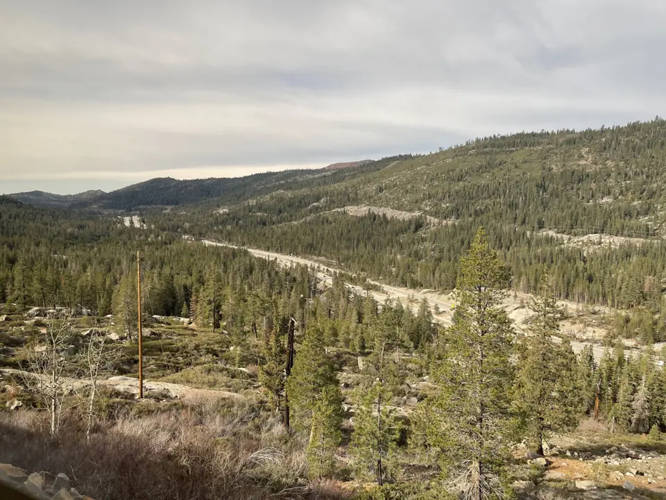 I-80 over Donner Summit / Sierra highway