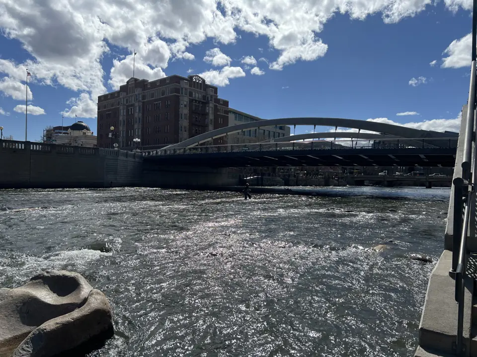 Truckee River / Riverwalk in downtown Reno