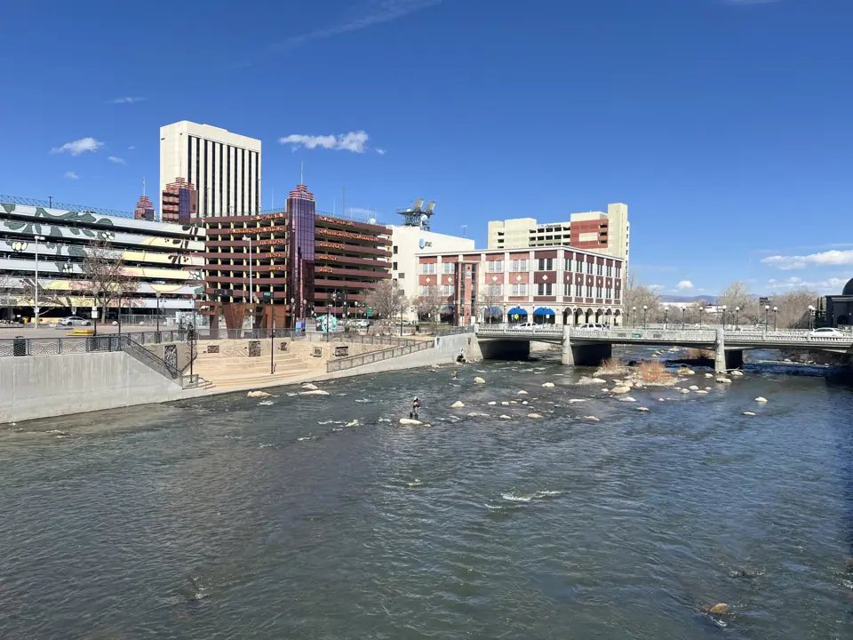 Truckee River / Riverwalk in downtown Reno