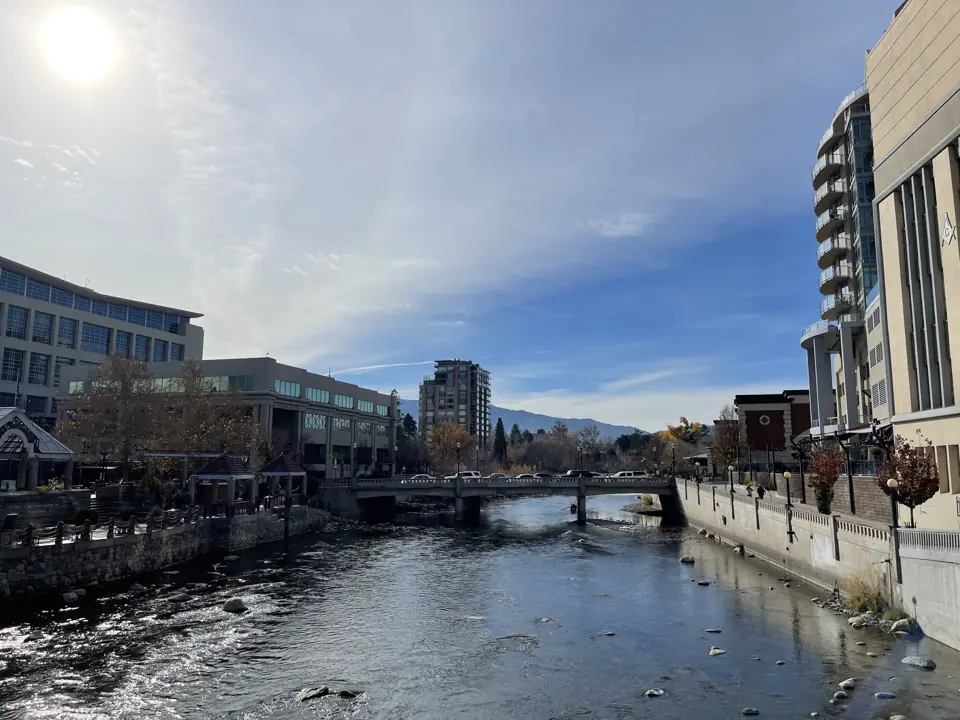 Truckee River / Riverwalk in downtown Reno